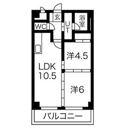 元町駅 徒歩6分 1階の物件間取画像